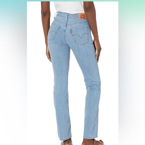 Nwt LEVI’S 314 SHAPING STRAIGHT WOMEN'S JEANS 6 long + 8 long - Picture 4 of 9